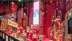 Сплошной Бродвей в витринах Printemps