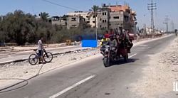 Палестинцы эвакуируются из города Газа