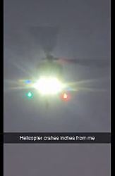 Вертолёт разбился на шоссе Сакраменто, 3 человека пострадали