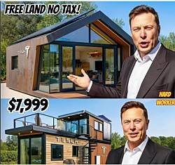 Илон Маск объявляет о строительстве Tesla Tiny House за 7999 долларов! Бесплатная земля без налога! Что внутри — ПОТРЯСАЮЩЕ!