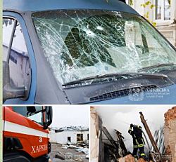 В Харькове в результате атаки российских БПЛА пострадали пять человек