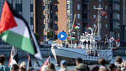  Активисты НПО "Флотилия свободы", шедшие к берегам Газы, доставлены в израильский порт Ашдод