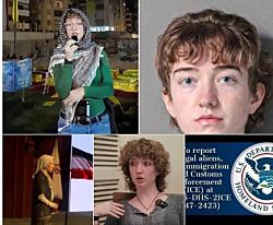 КАЛЛА ВОЛШ, БОСТОНСКАЯ АКТИВИСТКА  ОНА СЛЕТАЛА В ИРАН, ГДЕ ПОКЛЯЛАСЬ ОРГАНИЗОВАТЬ "СМЕРТЬ ИЗРАИЛЮ И АМЕРИКЕ".