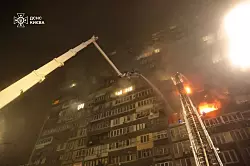 Россия массированно атаковала ракетами и дронами Киев: левый берег без света