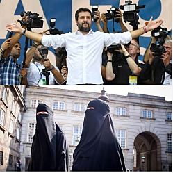 Италия на грани: Лига требует массовых депортаций и запрета бурки. 