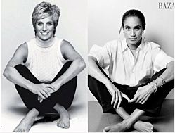 Меган Маркл скопировала снимки принцессы Дианы для обложки журнала