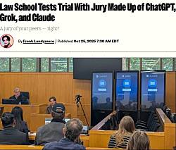 В США впервые провели  ) судебное заседание при помощи ИИ 