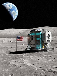 США объявят о строительстве ядерного реактора на Луне