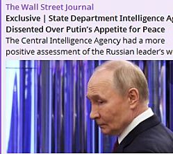 о готовности Путина закончить войну путем переговоров