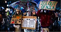 Иммиграционная и таможенная полиция (ICE) начинает иммиграционную операцию в Новом Орлеане