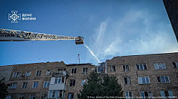 Луцк и Киевская область подверглись массированной атаке БПЛА