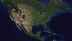 Северная Америка погружается в мантию Земли